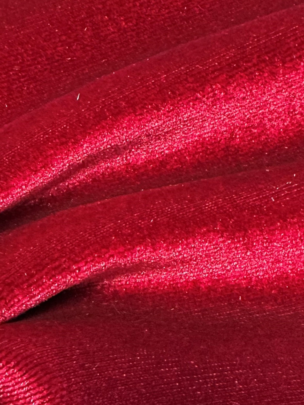 Wine Stretch Silk Velvet - Cozy