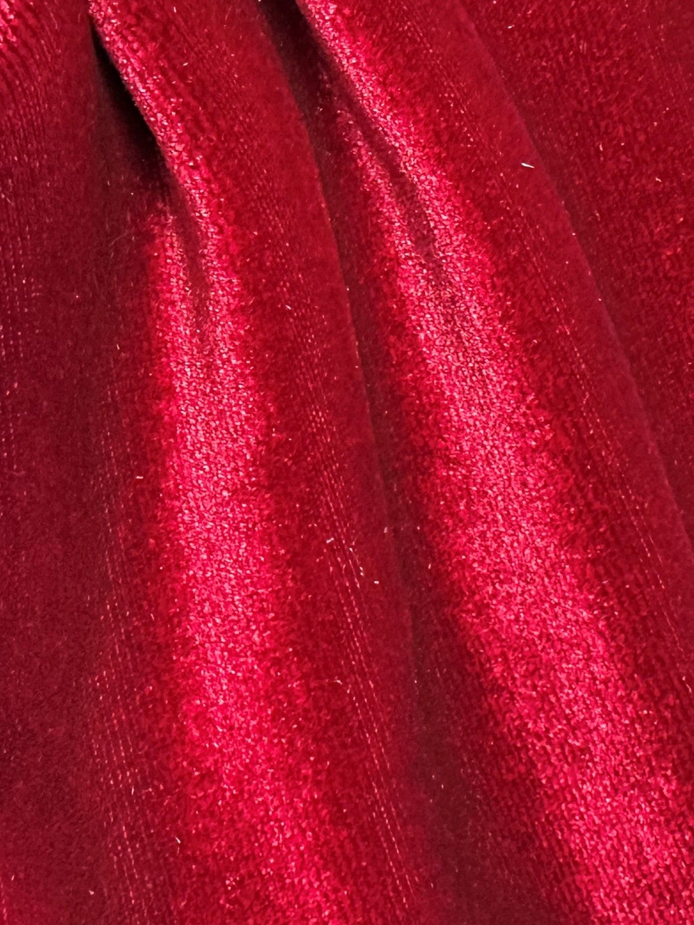 Wine Stretch Silk Velvet - Cozy