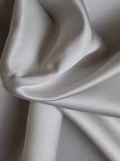 Winter White Polyester Satin - P78
