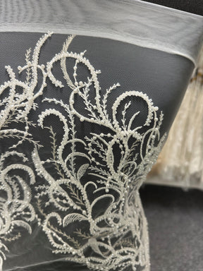 Dentelle Perlée Ivoire - Zanobia