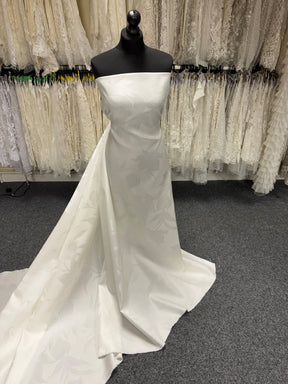 Brocade de soie italienne mélangée ivoire - Digne d'intérêt