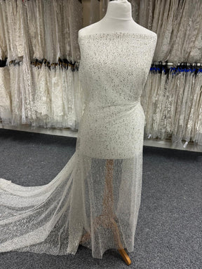 Tulle à Paillettes Ivoire - Ottoman