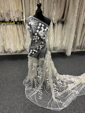 Dentelle de mariée 3D ivoire - Winnifred
