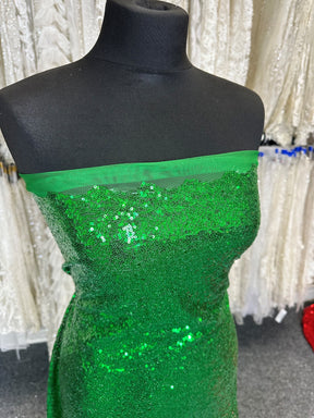 Tulle à paillettes vertes - Glow