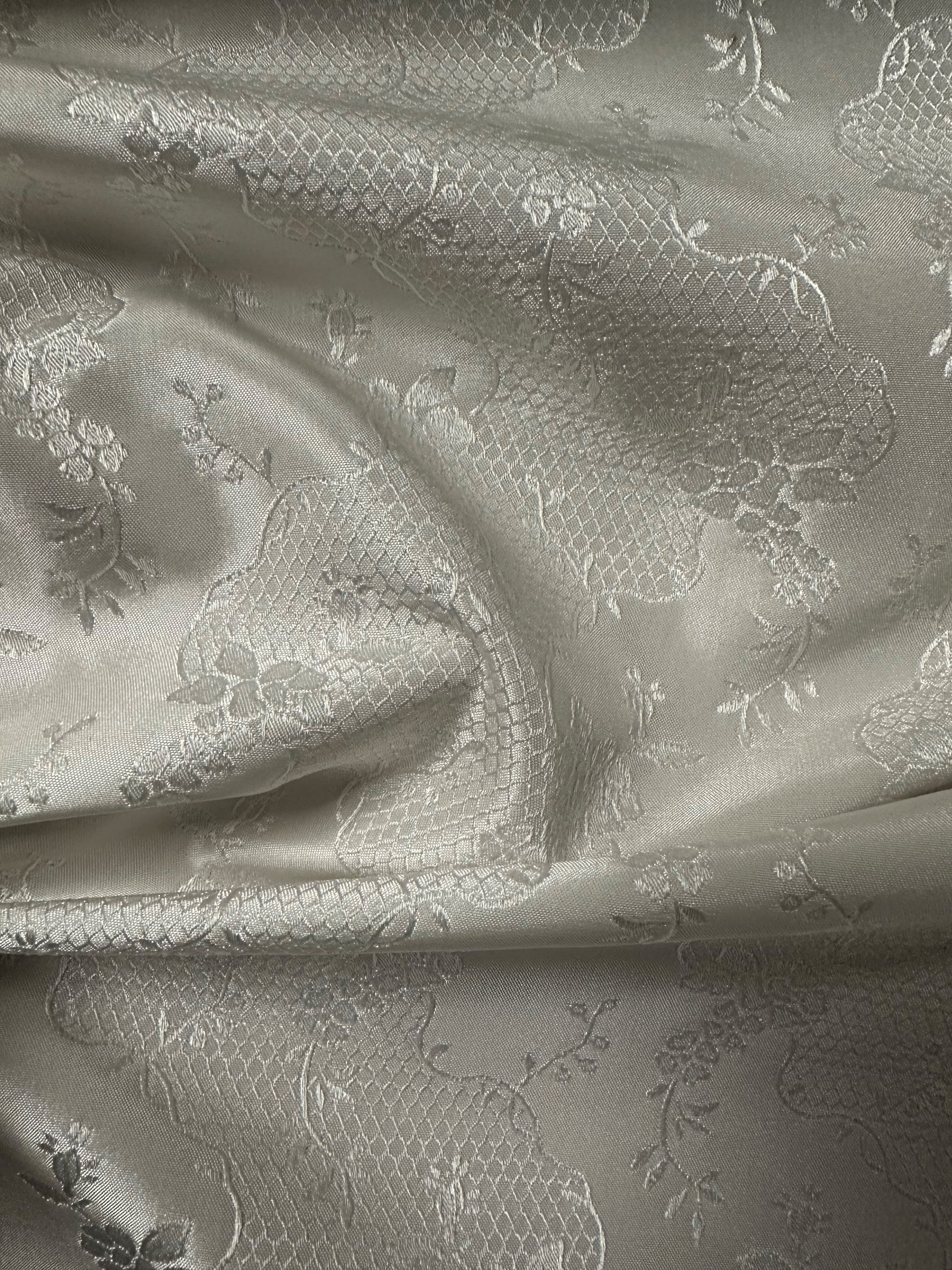 Tissu Jacquard Ivoire - Anvers