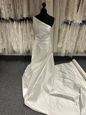 Ivory Organic Cotton Blend Satin - Maturity
