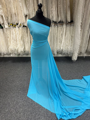 Mousseline de Polyester Turquoise - Benevolence