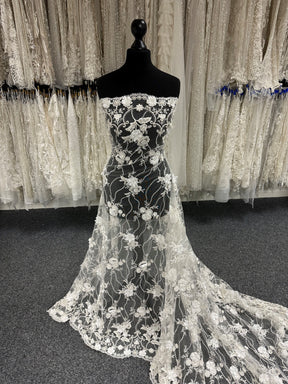 Dentelle florale ivoire – Galliard