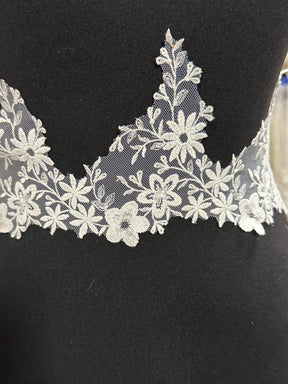Garniture florale ivoire - TR 145 (CF)