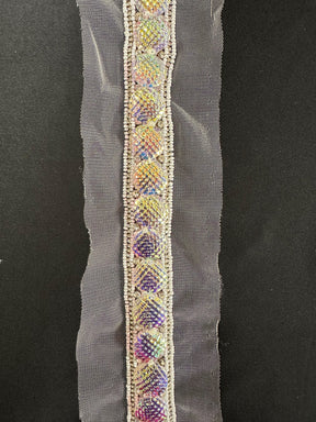 Garniture de robe irisée et nacrée - TR/413