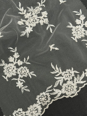 Dentelle à sequins ivoire - Roxanne (CF)