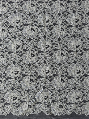Dentelle ivoire à cordon – Sharon