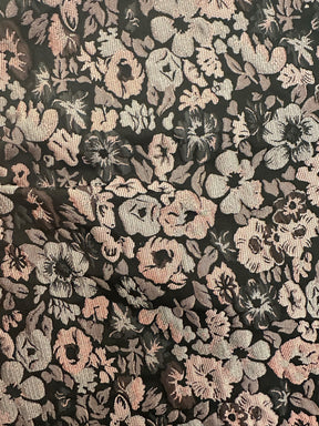 Pink Brocade Fabric - Barber