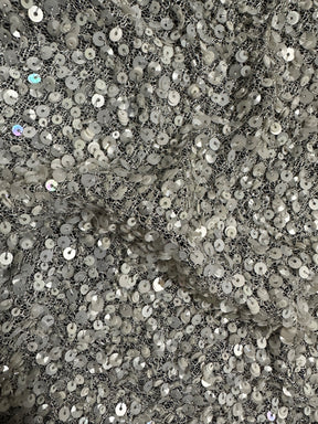 Maille pailletée ivoire - Jaipur