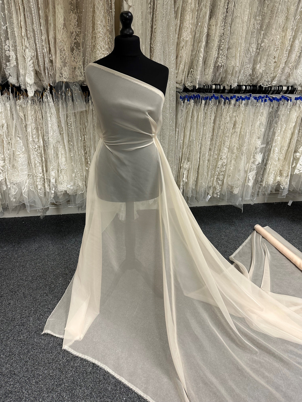 Mousseline de Polyester Champagne - Honesty