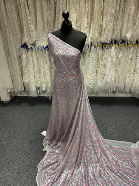 Tulle à Paillettes Multicolores - Perdita