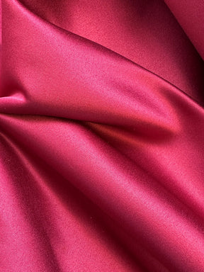 Satin duchesse en polyester marron - Contessa