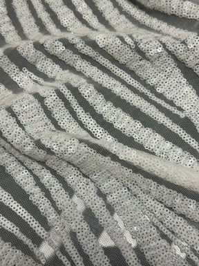 Tulle à paillettes ivoire - Gori (CF)
