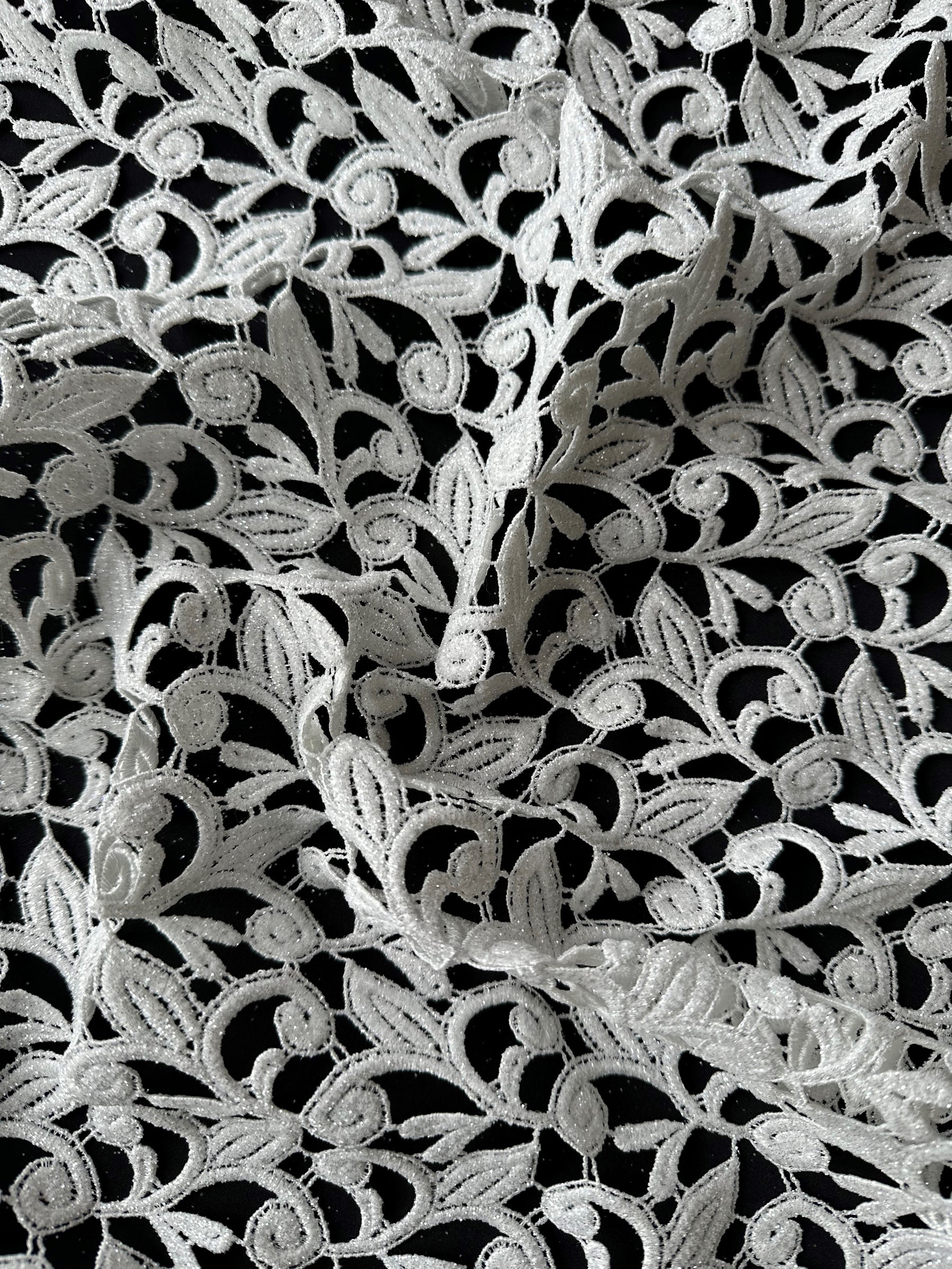 Dentelle Guipure Pailletée Ivoire - Isla (CF)