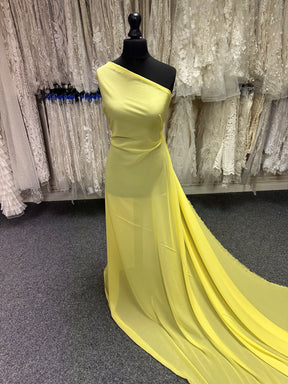 Mousseline Polyester Jaune - Bienveillance