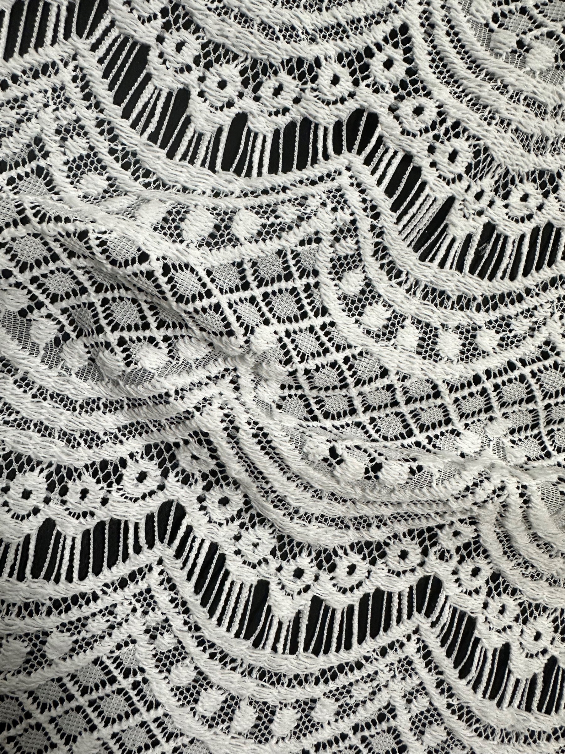 Dentelle Raschel ivoire - Catane