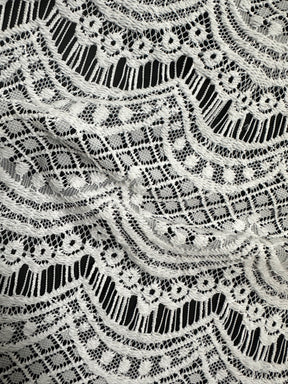 Dentelle Raschel ivoire - Catane