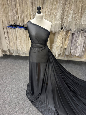 Doublure en polyester extensible noir - Prestige