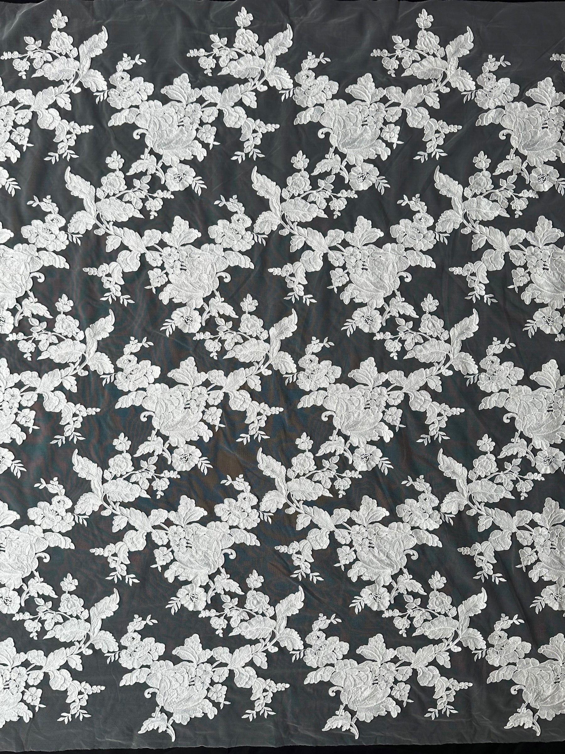 Dentelle cordée ivoire - Potins