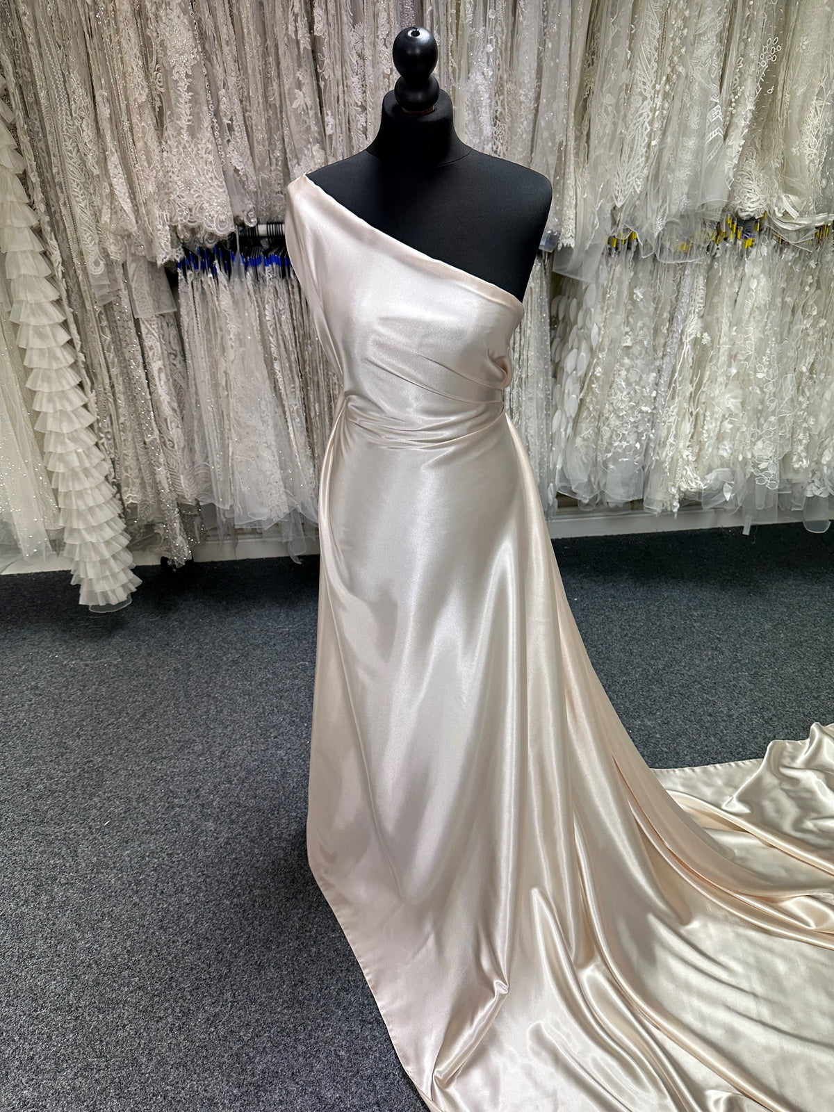 Satin Polyester Champagne - Sacré