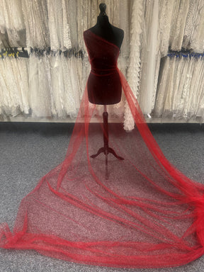 Tulle pailleté rouge - Trumpet
