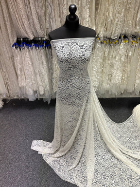 Dentelle extensible ivoire - Lucy (CF)