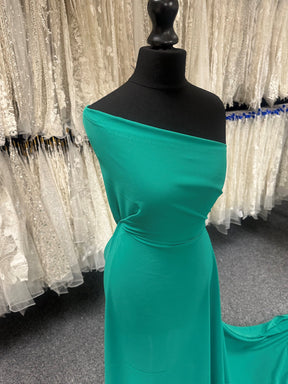 Mousseline de polyester vert émeraude - Benevolence