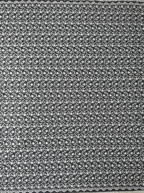 Dentelle florale brodée ivoire - Lizzy