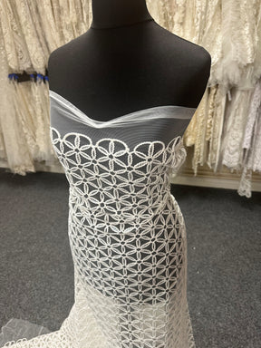 Dentelle Brodée Ivoire - Côme