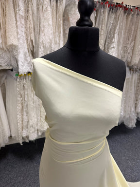Tissu Mousseline de Polyester Jaune - Serendipity