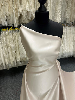 Satin Duchesse Polyester Cappuccino - Contessa