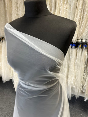 Tulle Doux Stretch Ivoire - Impetus