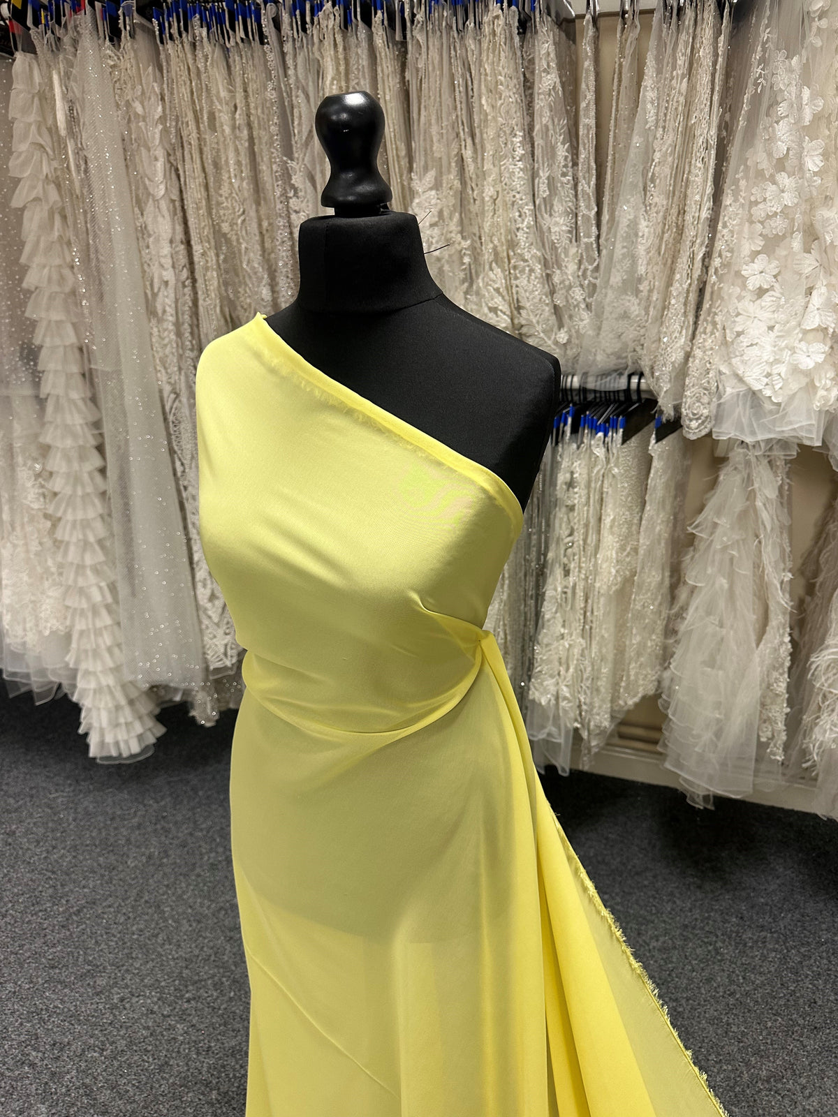 Mousseline Polyester Jaune - Bienveillance