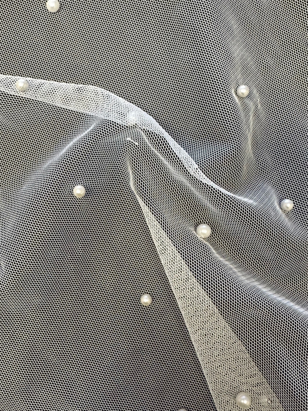 Tulle perle blanche - Cassis