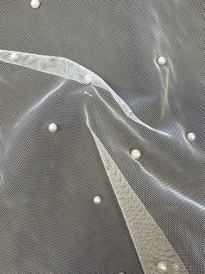 Tulle perle blanche - Cassis (CF)