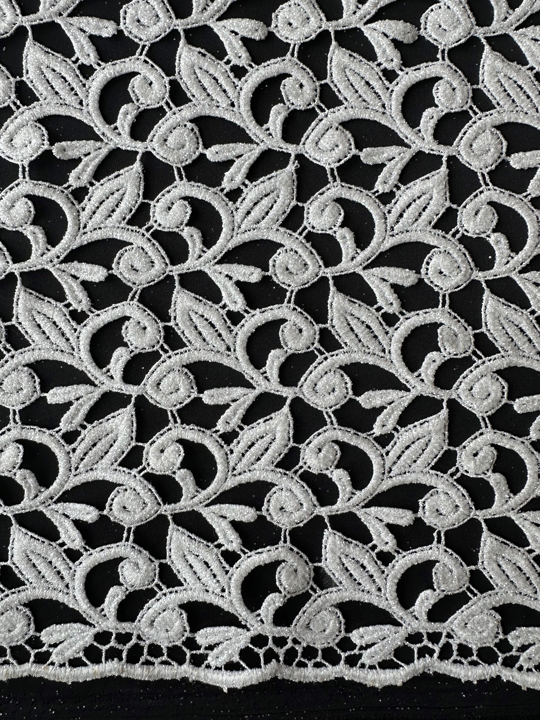 Dentelle Guipure Pailletée Ivoire - Isla (CF)