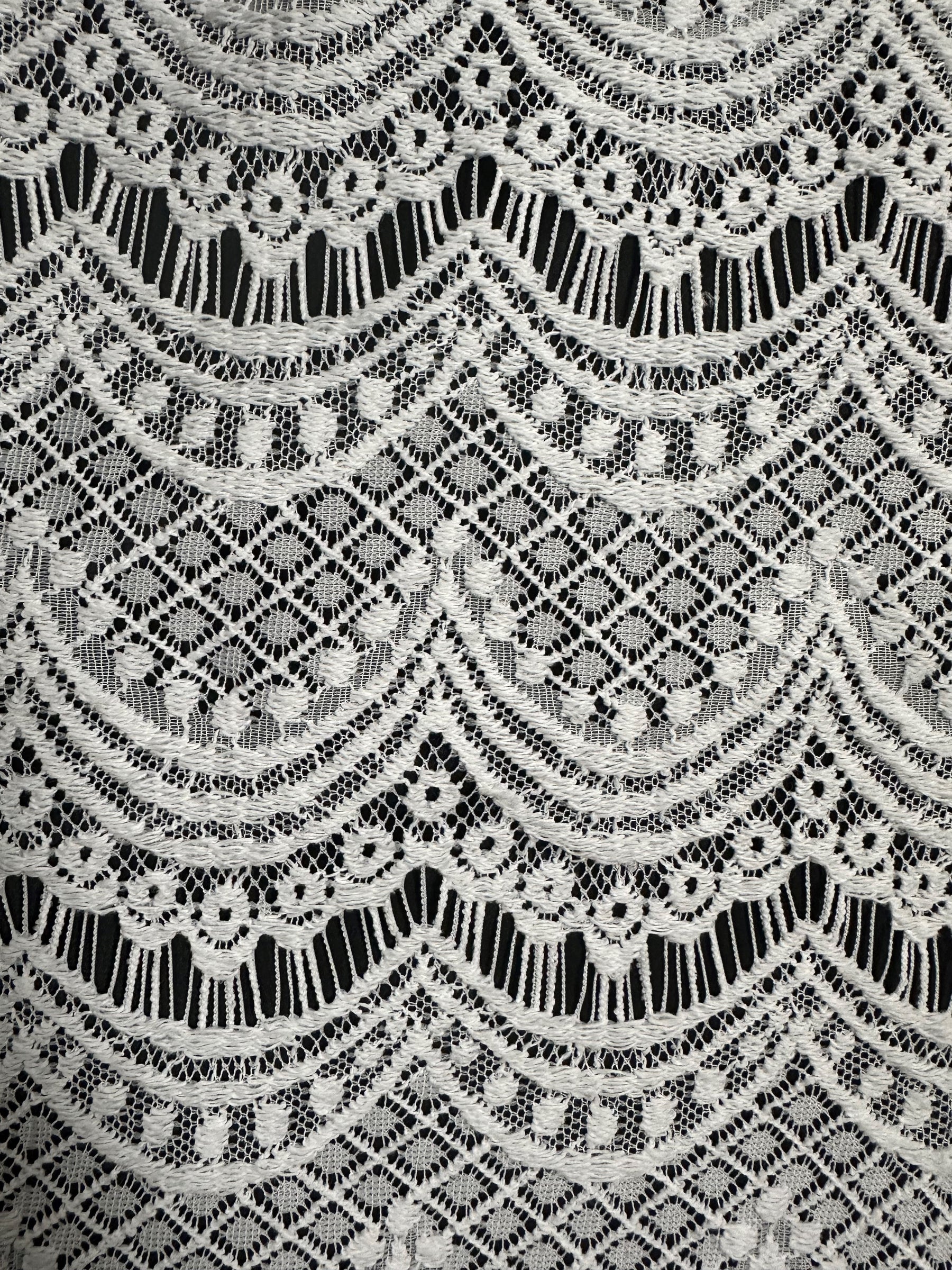 Dentelle Raschel ivoire - Catane