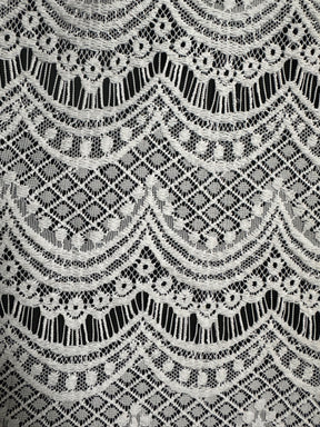 Dentelle Raschel ivoire - Catane