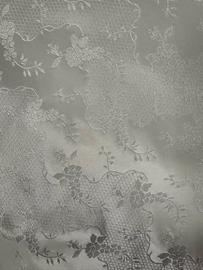 Tissu Jacquard Ivoire - Anvers