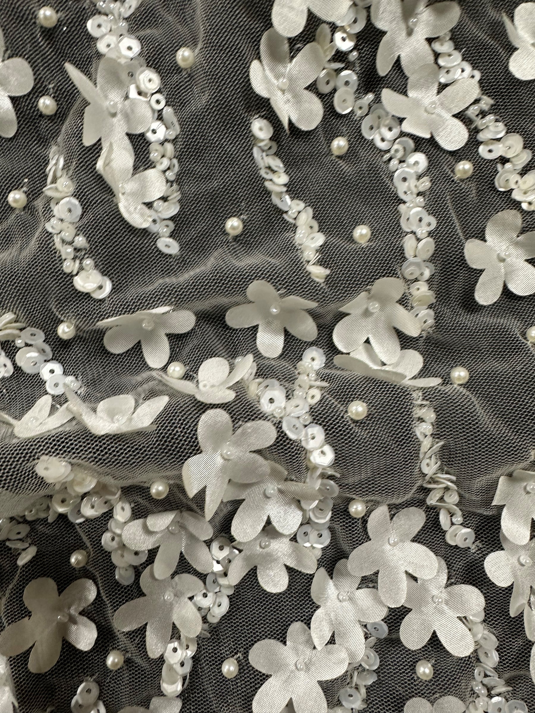 Ivory Beaded Laser Lace - Lockette (CF Larisa)