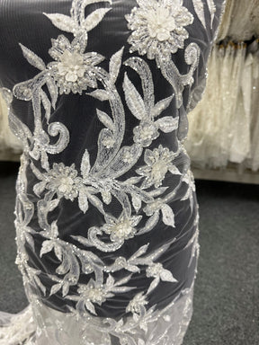 Dentelle Perlée Ivoire - Bibi