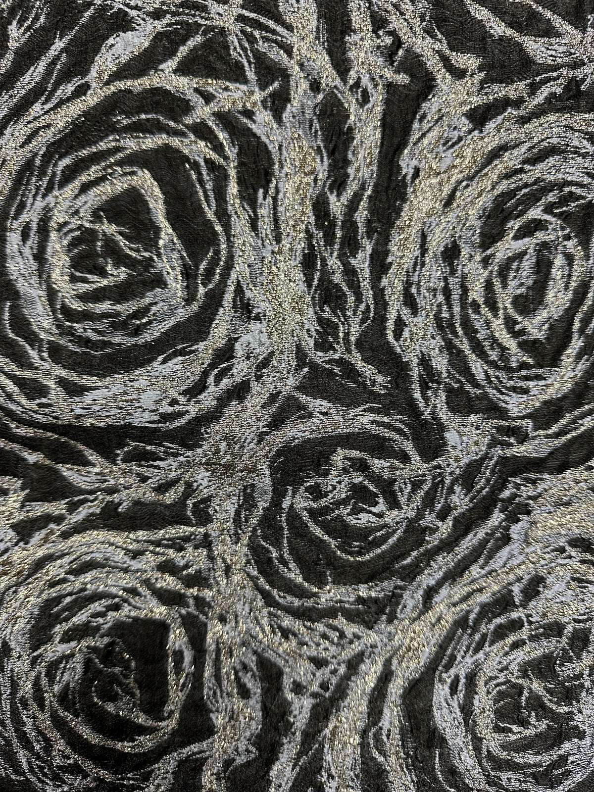 Blue Jacquard Floral Brocade - Hijack