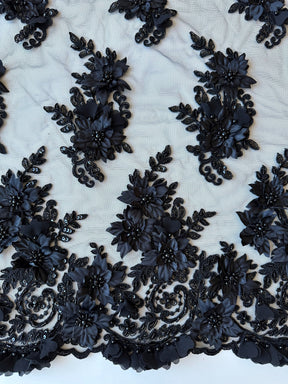Dentelle perlée noire - Buffy