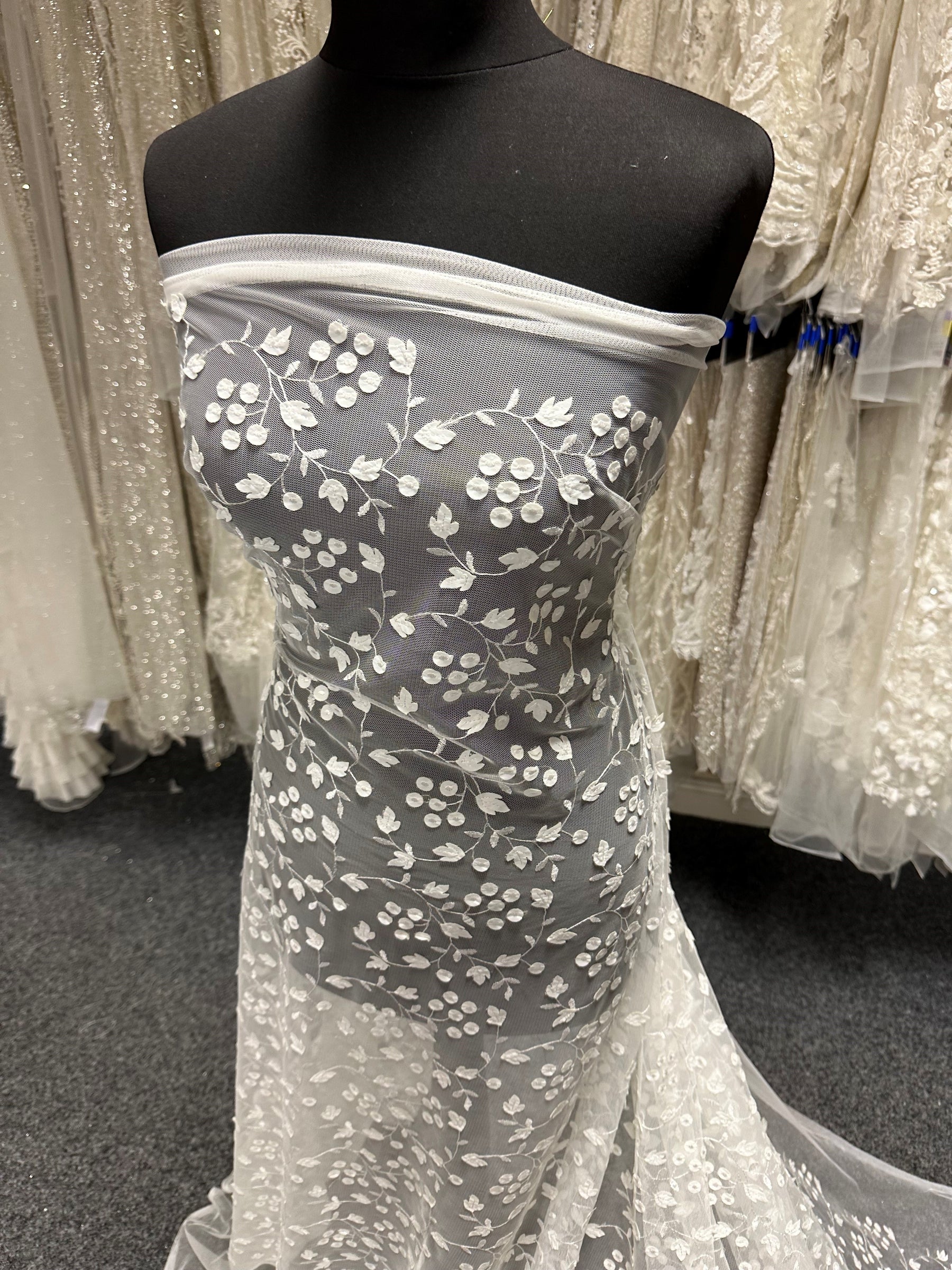 Dentelle laser 3D ivoire - Poséidon