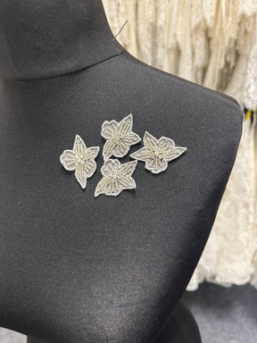 Applique en fleur cristalisée - Deidre